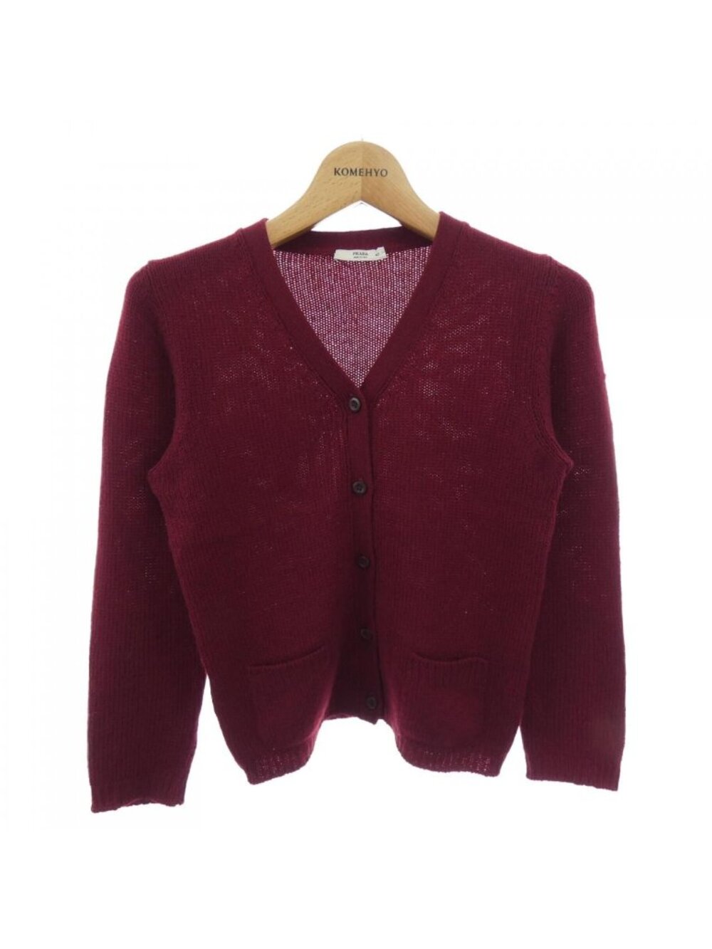 Prada Vintage Cardigan Red